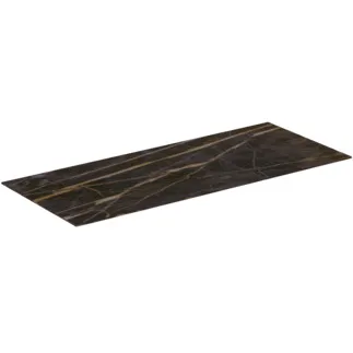 IDEAL STANDARD CONCA - Waschtischplatte 1202x505x6 mm in marmor noir desir #T3972DG - Marmor Noir Desir