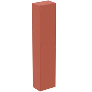 IDEAL STANDARD CONCA - Schrank 370x250x1700 mm in sunset matt lackiert, 1 Tür - Grifflos, Push-to-open, Vormontiert, Nachhaltig gewonnenes Holz #T3955Y3 - Sunset matt