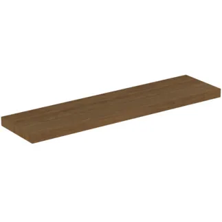 IDEAL STANDARD CONCA - Konsole 2000x505x80 mm in walnuss dunkel dekor - Vormontiert, Nachhaltig gewonnenes Holz, Echtholzfurnier #T4000Y5 - Walnuss dunkel