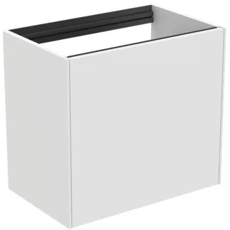 IDEAL STANDARD CONCA - Waschtisch-Unterschrank 600x373x540 mm in weiß matt lackiert, 2 Schubladen - Grifflos, Vollauszug, Push-to-open, SoftClosing, Platzsparend, Vormontiert, Nachhaltig gewonnenes Holz #T3991Y1 - Weiß matt