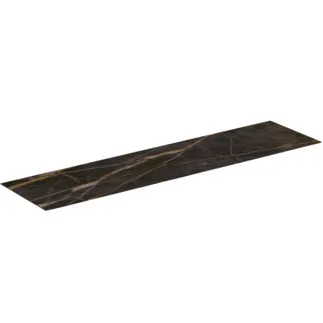 IDEAL STANDARD CONCA - Waschtischplatte 1987x505x6 mm in marmor noir desir #T4204DG - Marmor Noir Desir