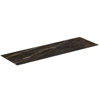 IDEAL STANDARD CONCA - Waschtischplatte 1585x505x6 mm in marmor noir desir #T4202DG - Marmor Noir Desir