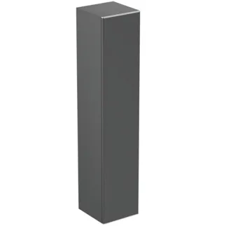 IDEAL STANDARD ADAPTO / STRADA II - Schrank 350x370x1710 mm in anthrazit matt lackiert, 1 Tür - SoftClosing, Vormontiert, Nachhaltig gewonnenes Holz #T4305Y2 - Anthrazit matt