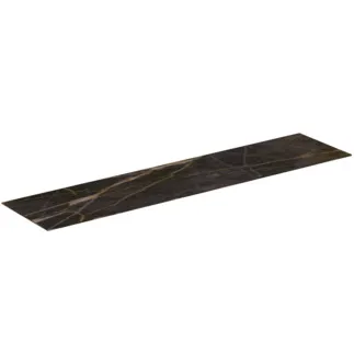 IDEAL STANDARD CONCA - Waschtischplatte 1585x373x6 mm in marmor noir desir #T4348DG - Marmor Noir Desir