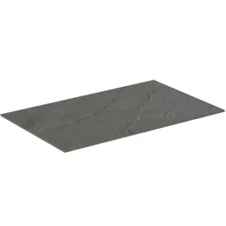 IDEAL STANDARD CONCA - Waschtischplatte 600x373x6 mm in steindekor #T4344DI - Pietra Grau