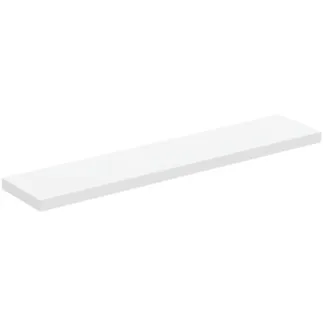 IDEAL STANDARD CONCA - Konsole 2400x505x80 mm in weiß matt lackiert - Vormontiert, Nachhaltig gewonnenes Holz #T4342Y1 - Weiß matt