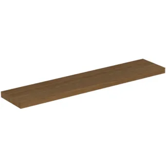 IDEAL STANDARD CONCA - Konsole 2400x505x80 mm in walnuss dunkel dekor - Vormontiert, Nachhaltig gewonnenes Holz, Echtholzfurnier #T4342Y5 - Walnuss dunkel