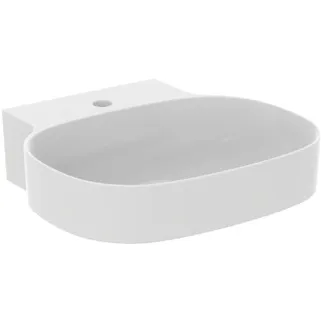 IDEAL STANDARD LINDA-X - Waschtisch 500x480x135 mm in weiß seidenmatt, 1 Hahnloch, ohne Überlauf - Diamatec #T4390V1 - Seidenweiß