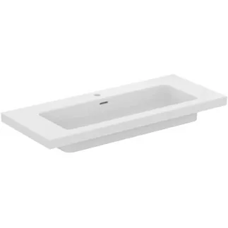 IDEAL STANDARD EXTRA - Möbelwaschtisch 1210x510x150 mm in weiß, 1 Hahnloch, mit Überlauf - IdealPlus #T4370MA - Weiß (Alpin) mit Ideal Plus