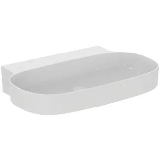 IDEAL STANDARD LINDA-X - Waschtisch 750x500x135 mm in weiß, ohne Hahnloch, ohne Überlauf - Diamatec, IdealPlus #T4993MA - Weiß (Alpin) mit Ideal Plus