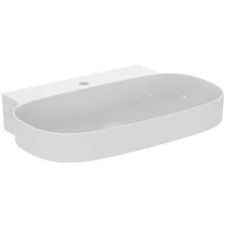 IDEAL STANDARD LINDA-X - Waschtisch 750x500x135 mm in weiß, 1 Hahnloch, ohne Überlauf - Diamatec, IdealPlus #T4396MA - Weiß (Alpin) mit Ideal Plus