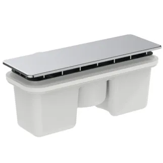 IDEAL STANDARD ULTRAFLAT NEW - Ablaufset 220x165x95 mm in chrom #T4493AA - Chrom