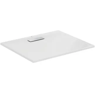 IDEAL STANDARD ULTRAFLAT NEW - Rechteck-Brausewanne 900x750x25 mm in weiß glänzend, ohne Ablaufgarnitur - Reinigungsmittelbeständig, Lichtbeständig, Barrierefrei, gemäß DIN 18040, 25 mm Höhe #T448001 - Weiß (Alpin)