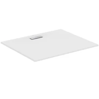 IDEAL STANDARD ULTRAFLAT NEW - Rechteck-Brausewanne 1200x1000x25 mm in weiß seidenmatt, ohne Ablaufgarnitur - Reinigungsmittelbeständig, Lichtbeständig, Barrierefrei, gemäß DIN 18040, 25 mm Höhe #T4489V1 - Seidenweiß