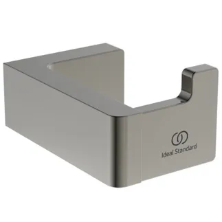 IDEAL STANDARD CONCA - Handtuchhaken 49x74x35 mm in silver storm - PVD Technologie #T4506GN - Edelstahl