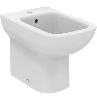 IDEAL STANDARD I.LIFE A - Stand-Bidet 355x540x400 mm in weiß glänzend, 1 Hahnloch, mit Überlauf #T452601 - Weiß (Alpin)