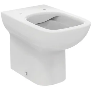 IDEAL STANDARD I.LIFE A - Stand-WC (rückseitig offen) 355x540x400 mm in weiß glänzend, CL1 Vollspülung 3.9 - 6 l/min, horizontaler Ablauf - CL1, Spülrandlose Spültechnologie RimLS+ #T452501 - Weiß (Alpin)