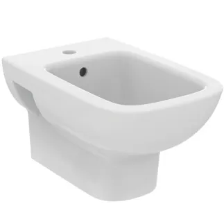 IDEAL STANDARD I.LIFE A - Wand-Bidet 355x540x305 mm in weiß, 1 Hahnloch, mit Überlauf - IdealPlus #T4524MA - Weiß (Alpin) mit Ideal Plus