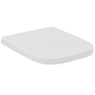 IDEAL STANDARD I.LIFE B - Wrapover Sitz 360x445x45 mm in weiß glänzend - SoftClosing WC, SmartGuard+ #T4683HY - Weiß (SmartGuard)