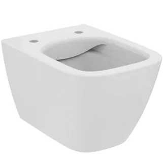 IDEAL STANDARD I.LIFE S - Wand-WC 355x480x335 mm in weiß, CL1 Vollspülung 3.9 - 6 l/min, horizontaler Ablauf - CL1, CL2, EasyFix+, Spülrandlose Spültechnologie RimLS+, Platzsparendes WC, IdealPlus #T4592MA - Weiß (Alpin) mit Ideal Plus