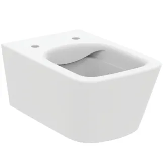 IDEAL STANDARD BLEND CUBE - Wand-WC 355x540x340 mm in weiß seidenmatt, CL1 Vollspülung 4.5 - 6 l/min, horizontaler Ablauf - CL1, CL2, EasyFix+, Spülrandlose Spültechnologie RimLS+ #T4656V1 - Seidenweiß