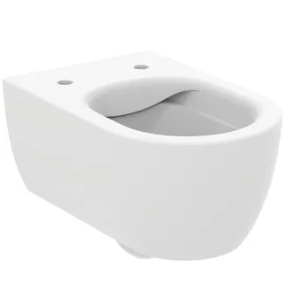 IDEAL STANDARD BLEND CURVE - Wand-WC 355x540x340 mm in weiß seidenmatt, CL1 Vollspülung 4.5 - 6 l/min, horizontaler Ablauf - CL1, CL2, EasyFix+, Spülrandlose Spültechnologie RimLS+ #T4655V1 - Seidenweiß