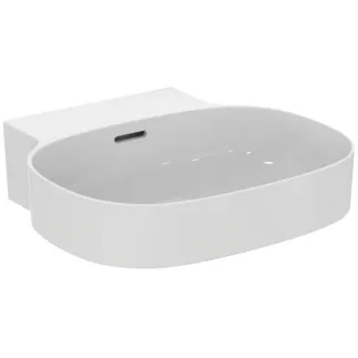 IDEAL STANDARD LINDA-X - Waschtisch 500x480x155 mm in weiß, ohne Hahnloch, mit Überlauf - Diamatec, IdealPlus #T4754MA - Weiß (Alpin) mit Ideal Plus