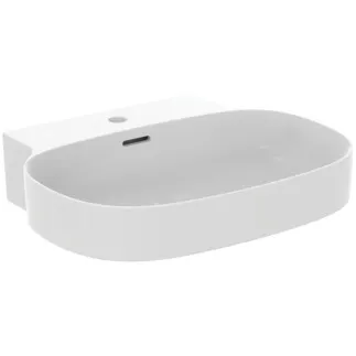 IDEAL STANDARD LINDA-X - Waschtisch 600x500x155 mm in weiß seidenmatt, 1 Hahnloch, mit Überlauf - Diamatec #T4755V1 - Seidenweiß