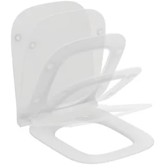IDEAL STANDARD I.LIFE B - Sandwich Sitz 360x450x45 mm in weiß glänzend - SoftClosing WC #T500301 - Weiß (Alpin)