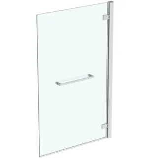 IDEAL STANDARD I.LIFE - Badewannenabtrennung 900x80x1505 mm in rahmen silber, klarglas #T4888EO - Rahmen Silber, Klarglas