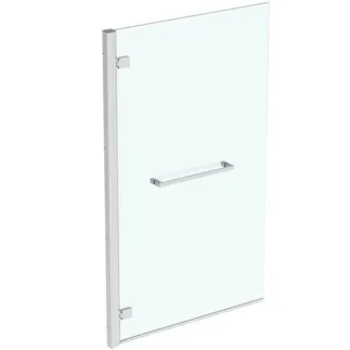 IDEAL STANDARD I.LIFE - Badewannenabtrennung 900x80x1505 mm in rahmen silber, klarglas #T4889EO - Rahmen Silber, Klarglas