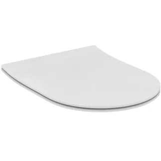 IDEAL STANDARD BLEND CURVE - Sandwich Sitz 360x460x50 mm in weiß glänzend - SoftClosing WC #T520801 - Weiß (Alpin)