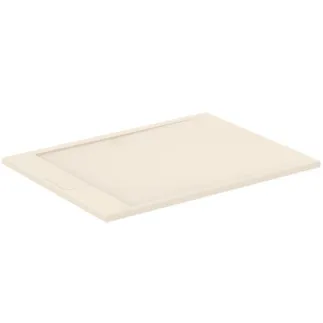IDEAL STANDARD ULTRA FLAT S I.LIFE - Rechteck-Brausewanne 1200x800x30 mm in sandstein - Antibakteriel, Rutschhemmende Oberfläche, Barrierefrei, gemäß DIN 18040, Zuschneidbar, Reparierbar, 30 mm Höhe #T5220FT - Sandstein
