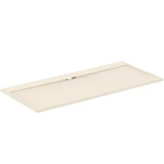 IDEAL STANDARD ULTRA FLAT S I.LIFE - Rechteck-Brausewanne 2000x900x30 mm in sandstein - Antibakteriel, Rutschhemmende Oberfläche, Barrierefrei, gemäß DIN 18040, Zuschneidbar, Reparierbar, 30 mm Höhe #T5243FT - Sandstein