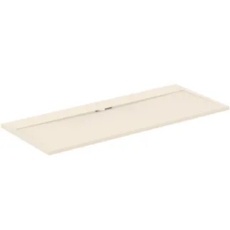 IDEAL STANDARD ULTRA FLAT S I.LIFE - Rechteck-Brausewanne 1700x700x30 mm in sandstein - Antibakteriel, Rutschhemmende Oberfläche, Barrierefrei, gemäß DIN 18040, Zuschneidbar, Reparierbar, 30 mm Höhe #T5244FT - Sandstein