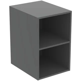 IDEAL STANDARD I.LIFE B - Schrank 400x505x630 mm in greige matt - Vormontiert, Nachhaltig gewonnenes Holz #T5267NG - Quarzgrau