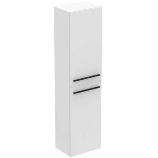 IDEAL STANDARD I.LIFE A - Schrank 400x300x1600 mm in weiß, 2 Türen - Vormontiert, Nachhaltig gewonnenes Holz #T5260DU - Weiß