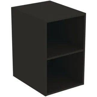 IDEAL STANDARD I.LIFE B - Schrank 400x505x630 mm in carbongrau matt - Vormontiert, Nachhaltig gewonnenes Holz #T5267NV - Carbongrau