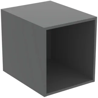 IDEAL STANDARD I.LIFE B - Schrank 400x505x440 mm in greige matt - Vormontiert, Nachhaltig gewonnenes Holz #T5268NG - Quarzgrau