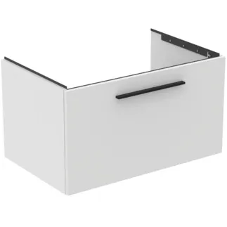 IDEAL STANDARD I.LIFE B - Waschtisch-Unterschrank 800x505x440 mm in weiß, 1 Schublade - SoftClosing, Vormontiert, Nachhaltig gewonnenes Holz #T5271DU - Weiß