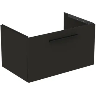 IDEAL STANDARD I.LIFE B - Waschtisch-Unterschrank 800x505x440 mm in carbongrau matt, 1 Schublade - SoftClosing, Vormontiert, Nachhaltig gewonnenes Holz #T5271NV - Carbongrau