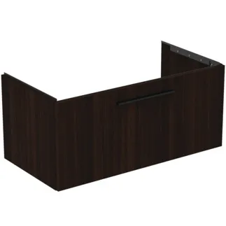 IDEAL STANDARD I.LIFE B - Waschtisch-Unterschrank 1000x505x440 mm in coffee oak, 1 Schublade - SoftClosing, Vormontiert, Nachhaltig gewonnenes Holz #T5275NW - Coffee Oak