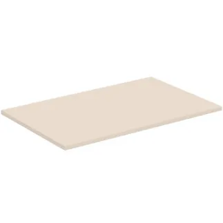 IDEAL STANDARD I.LIFE B - Waschtischplatte 802x507x16 mm in sandbeige matt - Nachhaltig gewonnenes Holz #T5282NF - Sandbeige