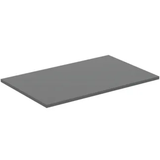 IDEAL STANDARD I.LIFE B - Waschtischplatte 802x507x16 mm in greige matt - Nachhaltig gewonnenes Holz #T5282NG - Quarzgrau