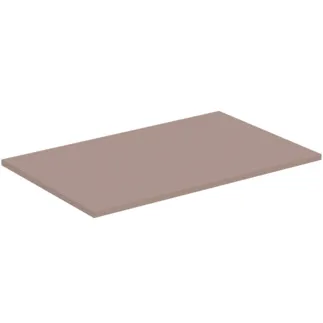 IDEAL STANDARD I.LIFE B - Waschtischplatte 802x507x16 mm in greige matt - Nachhaltig gewonnenes Holz #T5282NH - Greige
