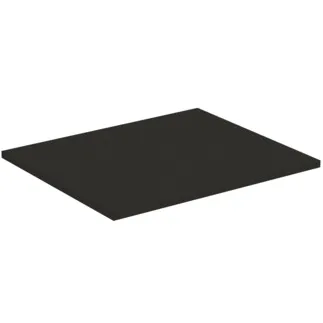 IDEAL STANDARD I.LIFE B - Waschtischplatte 602x507x16 mm in carbongrau matt - Nachhaltig gewonnenes Holz #T5281NV - Carbongrau
