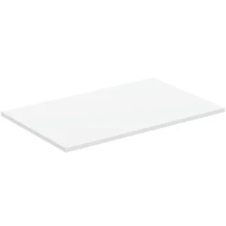 IDEAL STANDARD I.LIFE B - Waschtischplatte 802x507x16 mm in weiß - Nachhaltig gewonnenes Holz #T5282DU - Weiß