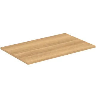 IDEAL STANDARD I.LIFE B - Waschtischplatte 802x507x16 mm in Hamilton eiche - Nachhaltig gewonnenes Holz #T5282NX - Eiche Natur