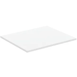 IDEAL STANDARD I.LIFE B - Waschtischplatte 602x507x16 mm in weiß - Nachhaltig gewonnenes Holz #T5281DU - Weiß