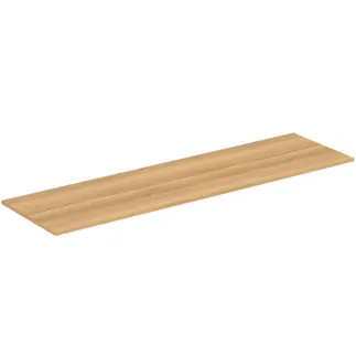 IDEAL STANDARD I.LIFE B - Waschtischplatte 1803x507x16 mm in Hamilton eiche - Nachhaltig gewonnenes Holz #T5286NX - Eiche Natur